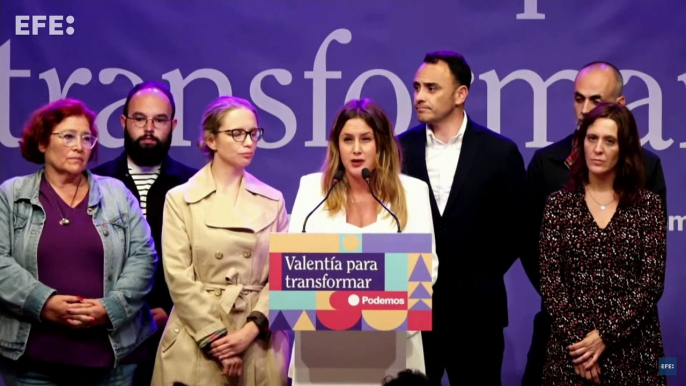 Alejandra Jacinto: "Creo que se confirma lo peor: Ayuso seguirá siendo presidenta de la Comunidad de Madrid"