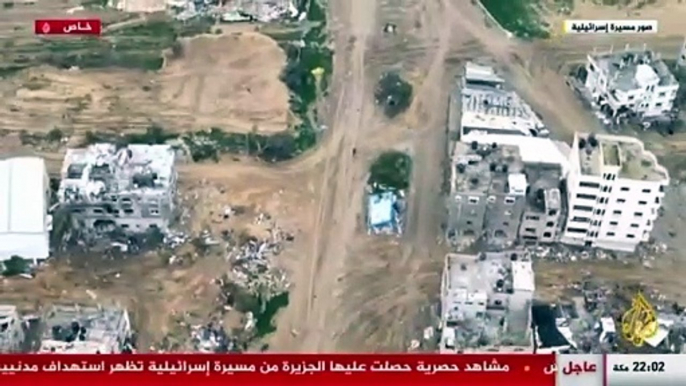 BREAKING! ISRAELI WAR CRIMES CAPTURED ON THEIR OWN DRONES  Graphic footage | Al Jazeera publishes exclusive footage from an Israeli drone that was shot down by the resistance in #Gaza, revealing Israeli drones deliberately targeting 5 Palestinian civilia