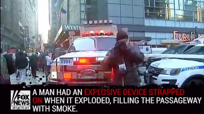 NY Port Authority terror explosion