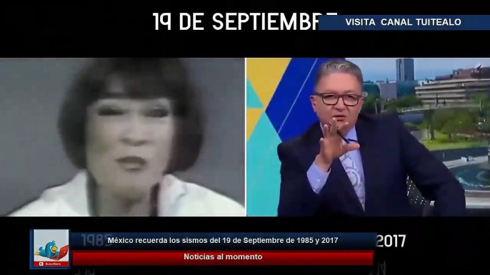 México recuerda los sismos del 19 de Septiembre de 1985 y 2017