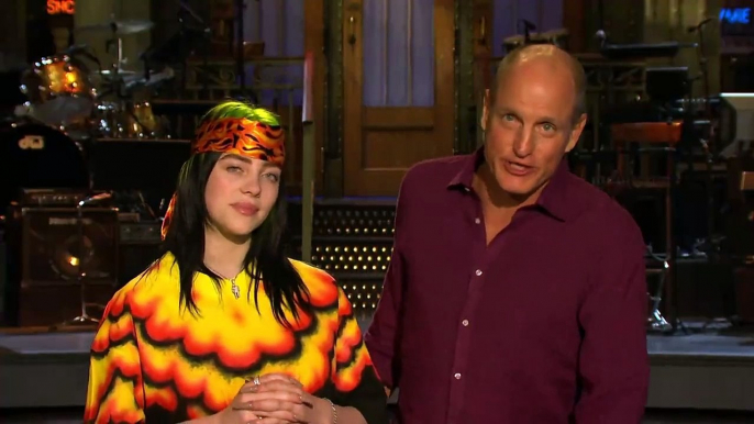 SNL:  Uan gran noche para Woody Harrelson y Billie Eilish