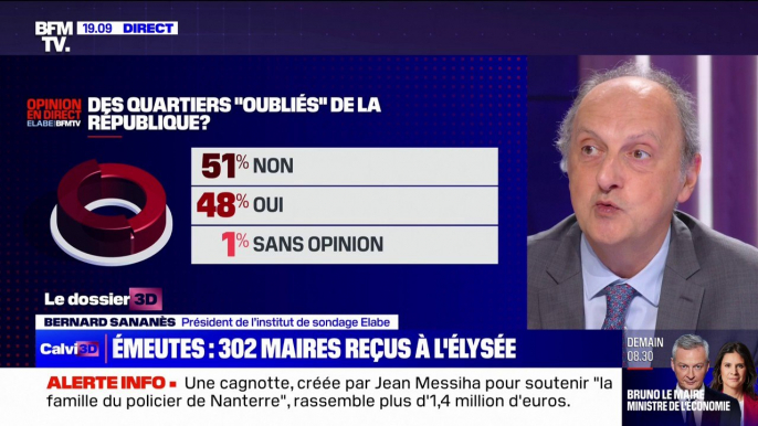 Émeutes: pour 48% des Français, les banlieues sont des quartiers "oubliés" de la République (sondage Elabe/BFMTV)