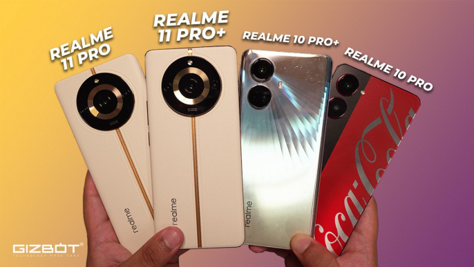 realme 11 Pro vs realme 11 Pro Plus vs realme 10 Pro Plus vs realme 10 Pro  Battery Test