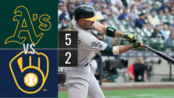 Resumen Atleticos de Oakland vs Cerveceros de Milwaukee | MLB 09-06-2023