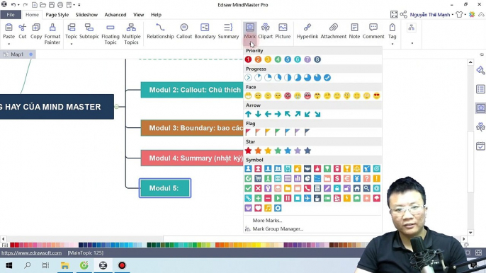 06.9 Module Mind map - Học Vẽ Sơ Đồ Tư Duy Chuyên Nghiệp - Mind Master Pro - Mind mapping