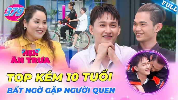 Chàng bot đẹp trai bất ngờ gặp NGƯỜI QUEN tình cảm bên chàng top kém 10 tuổi  Hẹn Ăn Trưa 379