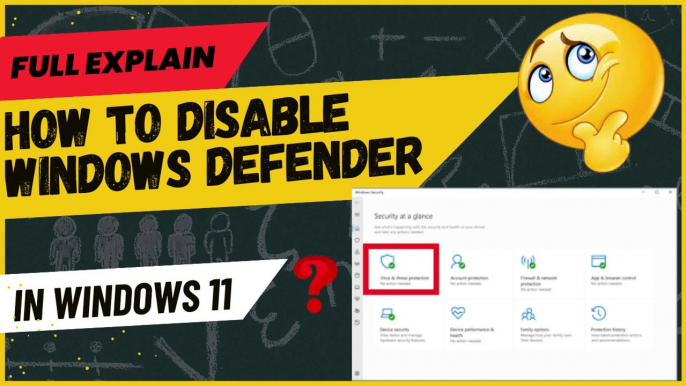 How To Turn Off or Disable Windows Defender in Windows 11/10 || Turn Off "Virus & Threat Protection"