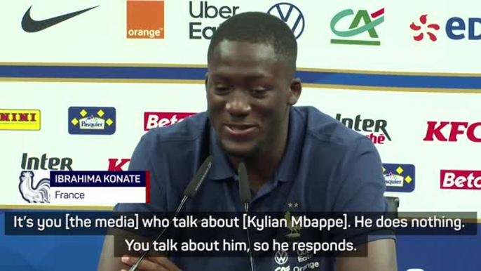 Konate, Kolo Muani shut down Mbappe noise