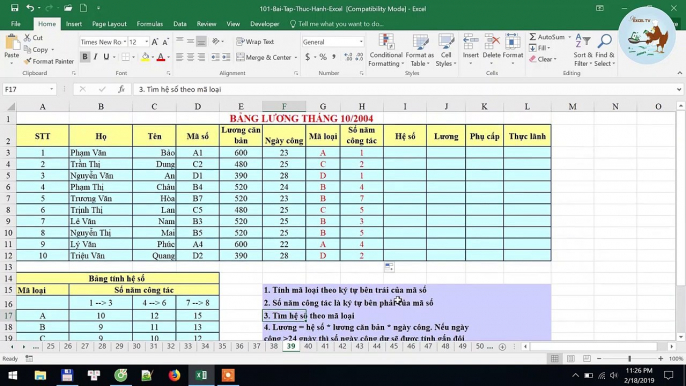 39.Học Excel từ cơ bản đến nâng cao - Bài 39 hàm Vlookup Left Right IF Value Max