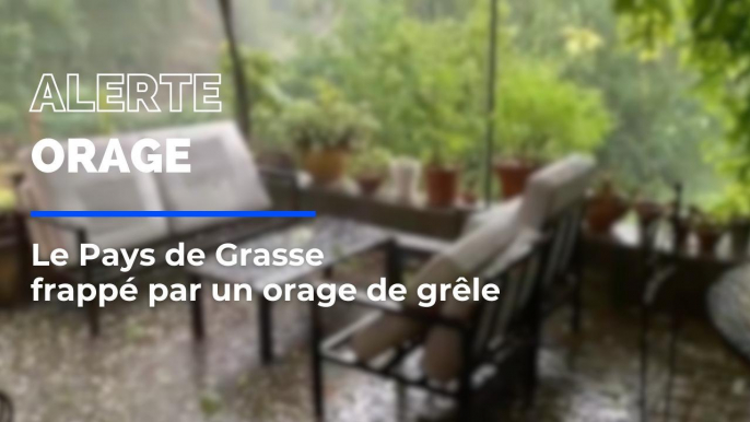 Les impressionnantes images de l'orage de grêle dans le Pays de Grasse