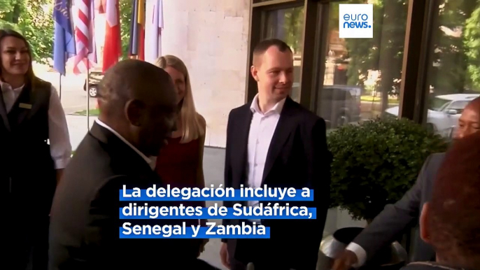 Líderes africanos visitan Ucrania para instar el diálogo de paz con Rusia