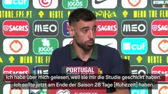 Fernandes: "Sollte jetzt Ruhezeit haben"