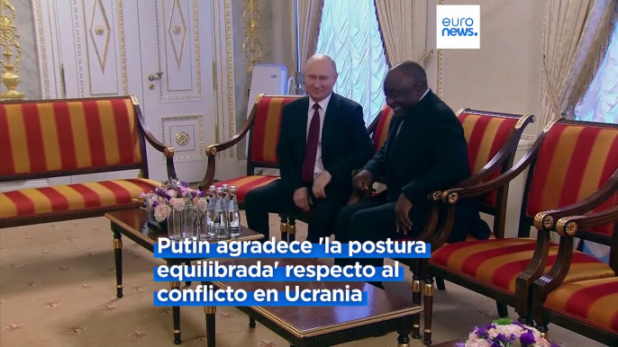 Putin se reúne con líderes africanos que proponen un plan de paz para la guerra en Ucrania