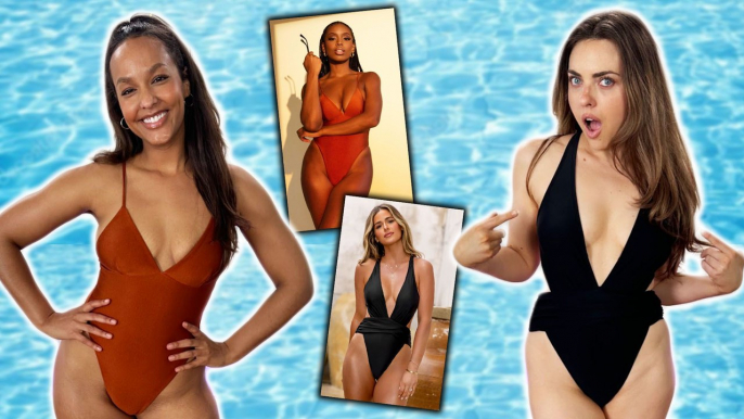 Trying SEXY One Piece Swimsuits!?
