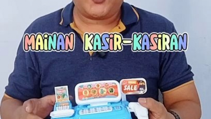 Mainan kasir kasiran lengkap - mainan kasir set burger - mainan anak kasir