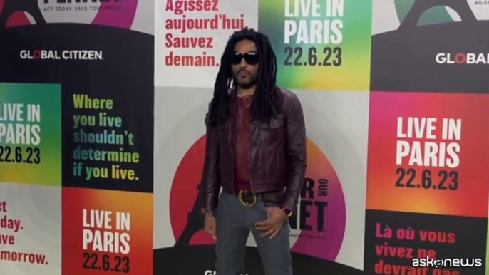Lenny Kravitz e Billie Eilish, parata di star al Global Citizen Paris