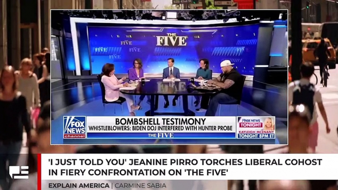 'I Just Told You!' Jeanine Pirro Torches Liberal Cohost In Fiery Confrontation On 'The Five'