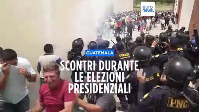 Guatemala: scontri a margine delle elezioni presidenziali