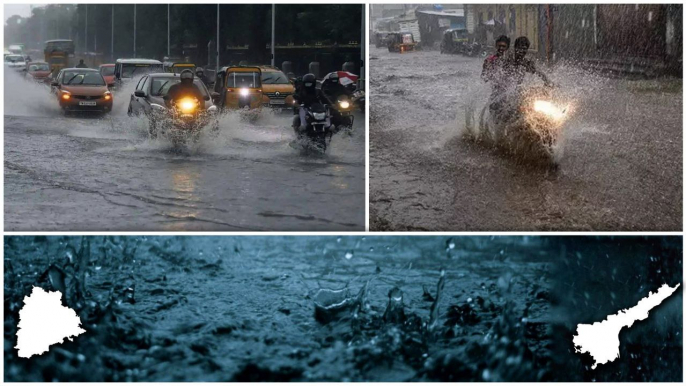 Heavy Rains Effect... భారీ వర్షాలకు వణికిపోతున్న తెలుగు రాష్ట్రాలు...