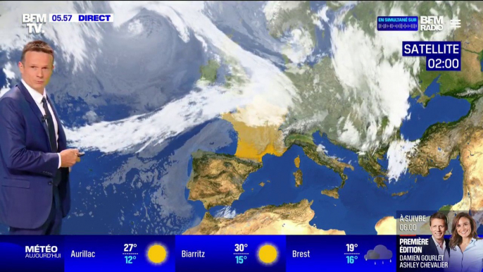 Des orages dans le Sud-Ouest et de la pluie au Nord attendus ce jeudi