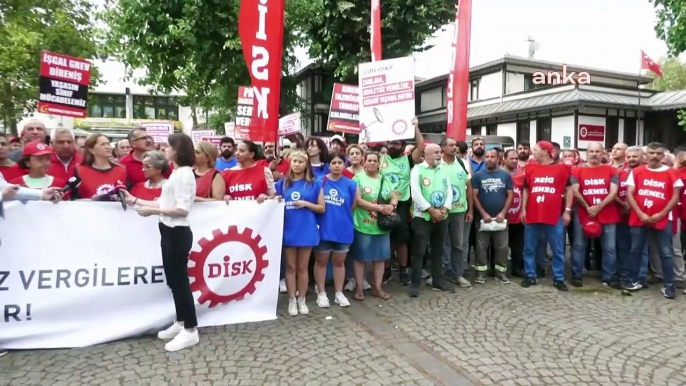 Disk, İstanbul'da Zamları ve Vergileri Protesto Etti: Çerkezoğlu: "Gelirde Adalet, Vergide Adalet İstiyoruz.