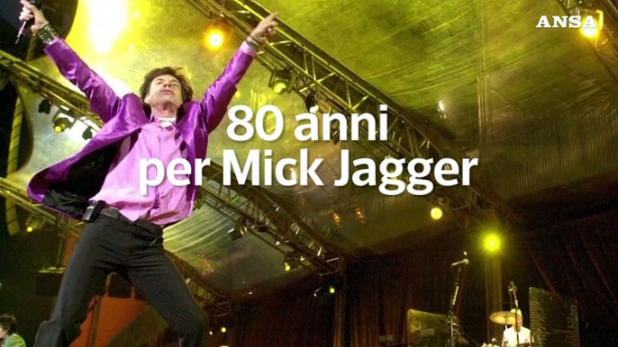 80 anni per Mick Jagger