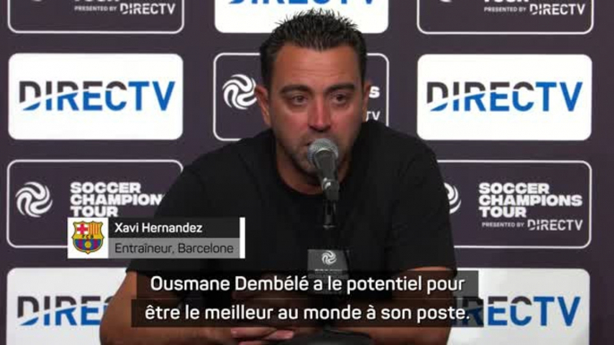 Barça - Xavi : "Dembélé a le potentiel pour être le meilleur au monde à son poste"