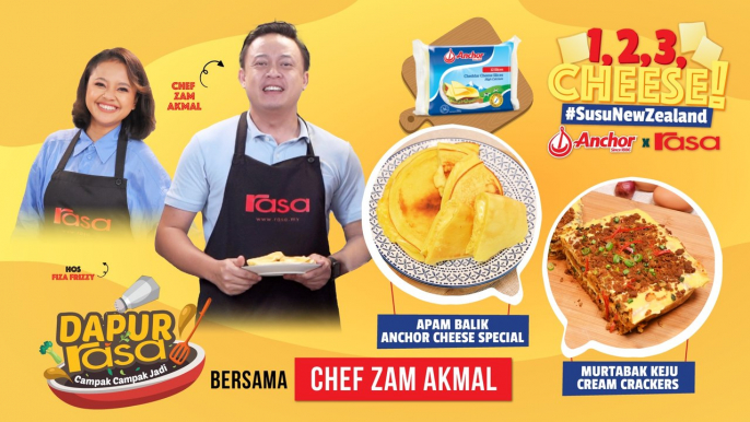 Resipi Murtabak Cheddar Cream Crackers & Apam Balik Cheese