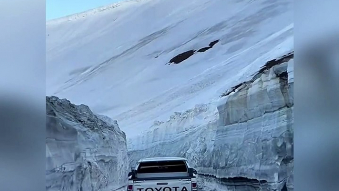 Babusar Top Road Now Day's Naran Kaghan Pakistan