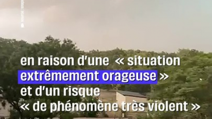 Météo : Orage et grêle ont causé d'importants dégâts #shorts