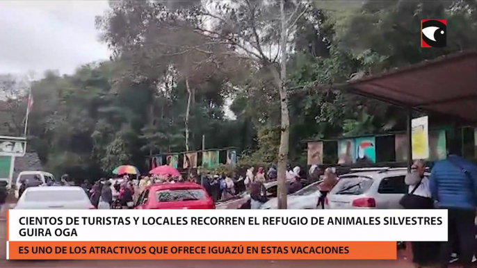 Cientos de turistas y locales recorren el Refugio de Animales Silvestres Guira Oga