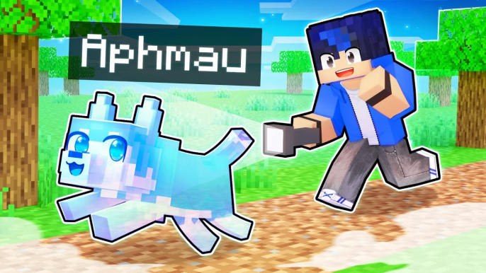 Playing as a Helpful GHOST Dog In Minecraft!