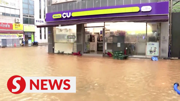 South Korea landslides and floods kill seven; over 1,000 evacuated