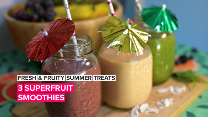 Fresh & Fruity Summer Treats: Superfruit Smoothies