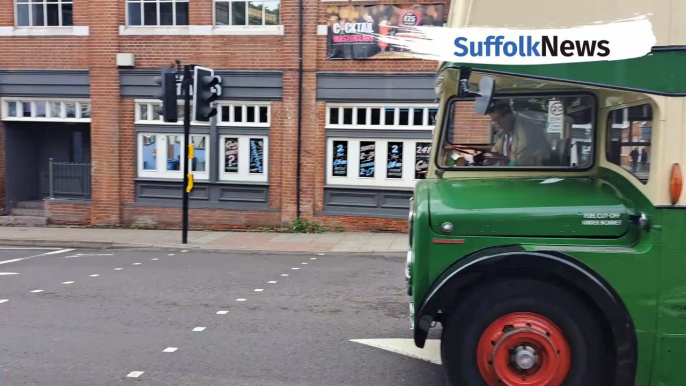 Ipswich Buses 120th anniversary parade at Tower Ramparts