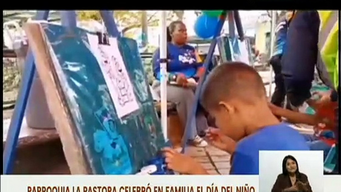 Niños celebran su día con numerosas actividades en la Parroquia La Pastora en Caracas