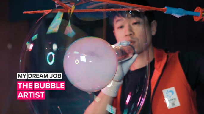 My Dream Job: From nobody to the world's top bubble artist