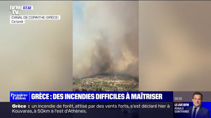 Grèce: plusieurs incendies difficiles à maîtriser ravagent la région d'Athènes