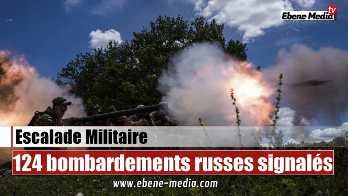 Plus de 124 bombardements aériens russes signalées en 6h en Ukraine