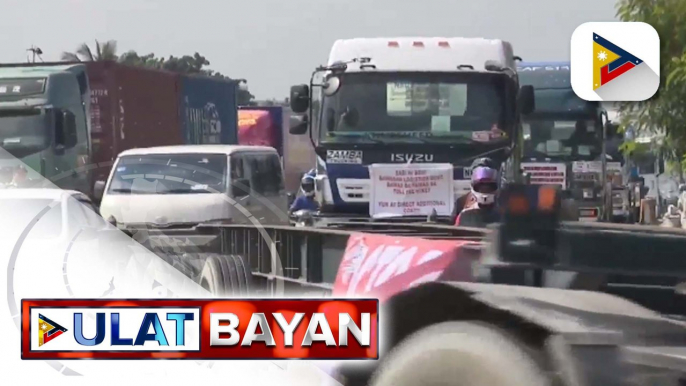 Grupo ng truckers, nagsagawa ng kilos-protesta laban sa taas-singil sa toll ng NLEX