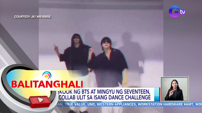 Jungkook ng BTS at Mingyu ng SEVENTEEN, nag-collab ulit sa isang dance challenge | BT