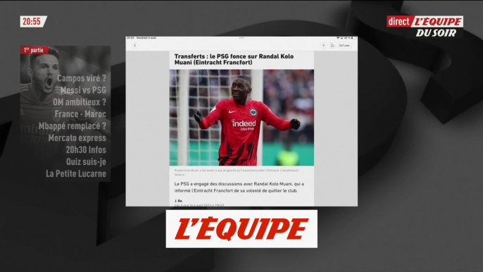 Le PSG fonce sur Randal Kolo Muani (Eintracht Francfort) - Foot - Transferts - L1