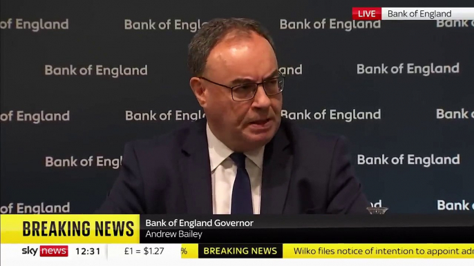 We believe inflation will continue to fall in coming months  Bank of England Governor