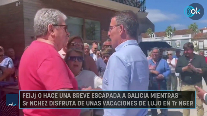 Feijóo hace una breve escapada a Galicia mientras Sánchez disfruta de unas vacaciones de lujo en Tánger