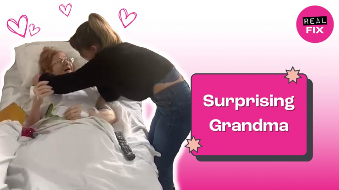 Granddaughter Travels Thousands of Miles to Surprise Grandma