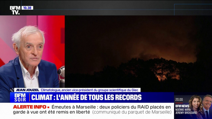 Mois le plus chaud jamais enregistré: "Nous n'allons pas dans la bonne direction en terme de réduction des gaz à effet de serre", pour le climatologue Jean Jouzel