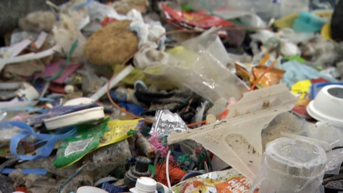 Thousands of items of rubbish wash up on one of Perth's most popular beach