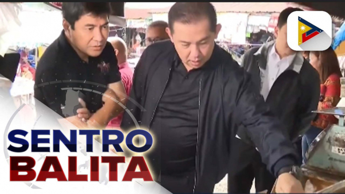 House Speaker Romualdez at ilang mga kongresista, nag-inspeksyon sa ilang palengke sa harap ng pagtaas ng presyo ng ilang bilihin