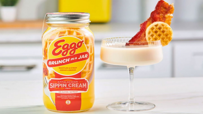 Eggo Just Dropped a Boozy 'Brunch in a Jar' That Tastes Just Like Waffles