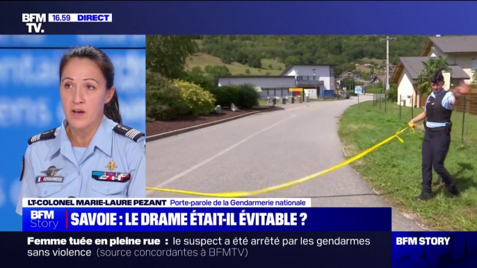 Féminicide en Savoie: "On est monté jusqu'à 170 gendarmes en 24h" pour retrouver le suspect, explique la porte-parole de la gendarmerie